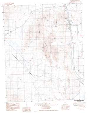 Shoshone topo map