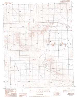 The Buttes topo map