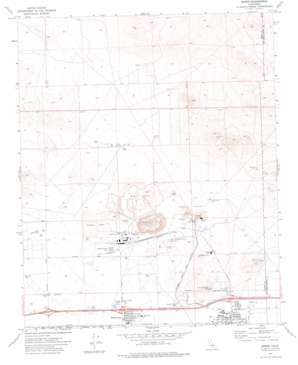 Boron USGS topographic map 35117a6