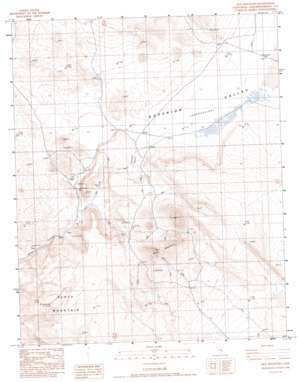 Opal Mountain topo map