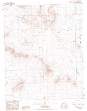 Blackwater Well topo map