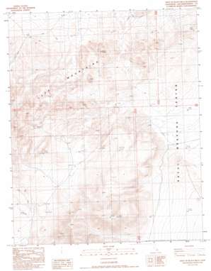 West Of Black Hills topo map