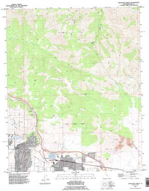 Tehachapi North topo map