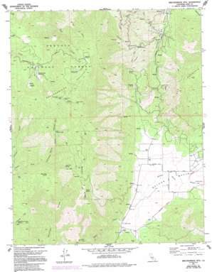 Breckenridge Mountain USGS topographic map 35118d5
