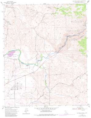 Rio Bravo Ranch topo map