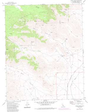Horse Canyon USGS topographic map 35118e1