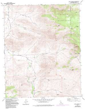 Cane Canyon USGS topographic map 35118e2