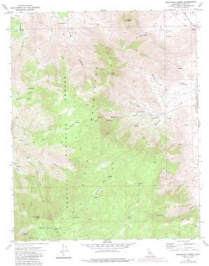 Woolstalf Creek topo map