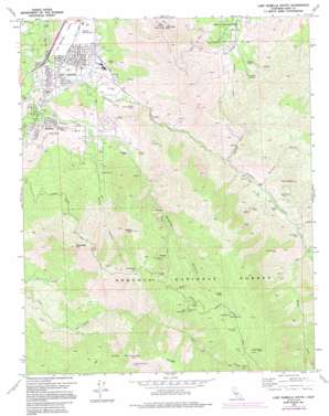 Lake Isabella South USGS topographic map 35118e4