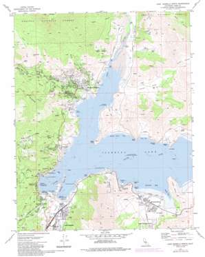 Lake Isabella North USGS topographic map 35118f4