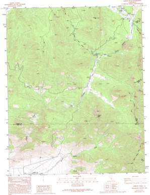Lamont Peak USGS topographic map 35118g1