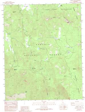 Cannell Peak topo map