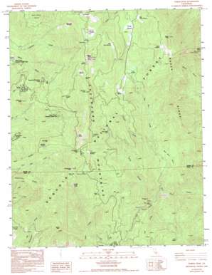 Tobias Peak topo map