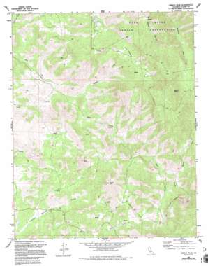 Gibbon Peak USGS topographic map 35118h7