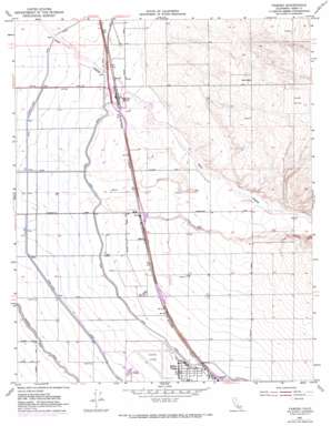 Famoso USGS topographic map 35119e2
