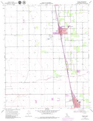Pixley USGS topographic map 35119h3
