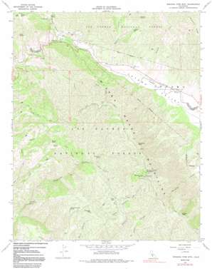 Miranda Pine Mountain topo map