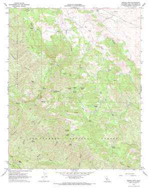 Branch Mountain USGS topographic map 35120b1