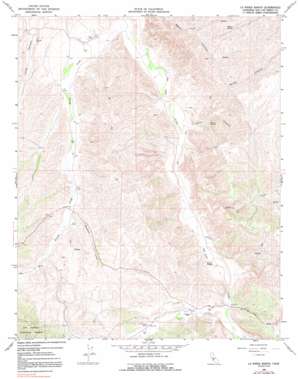 La Panza Ranch topo map