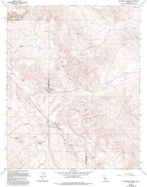 Packwood Creek topo map