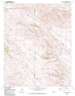 Orchard Peak topo map