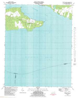 Harvey Neck USGS topographic map 36076a3