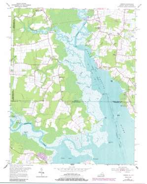 Creeds USGS topographic map 36076e1