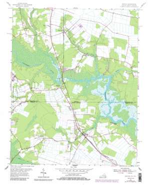 Moyock USGS topographic map 36076e2