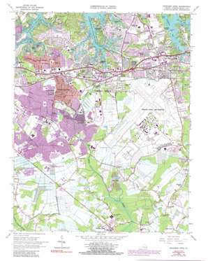 Princess Anne USGS topographic map 36076g1