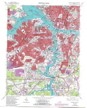 Norfolk South USGS topographic map 36076g3