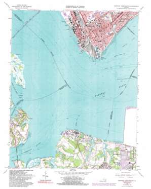 Newport News South USGS topographic map 36076h4