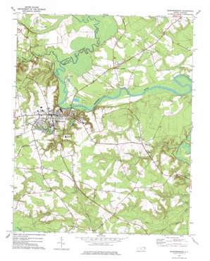 Murfreesboro USGS topographic map 36077d1