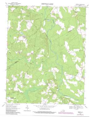 Sebrell USGS topographic map 36077g2