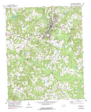 Louisburg USGS topographic map 36078a3