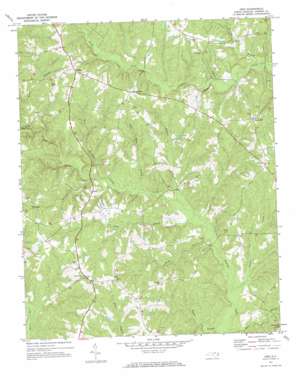 Inez USGS topographic map 36078c1