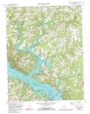 Clarksville North USGS topographic map 36078f5