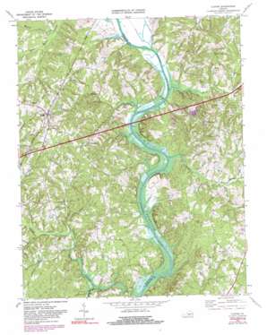 Clover USGS topographic map 36078g6