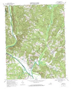 Saxe USGS topographic map 36078h6