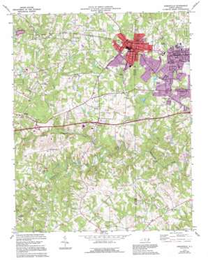 Gibsonville USGS topographic map 36079a5