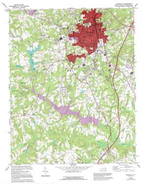 Reidsville USGS topographic map 36079c6