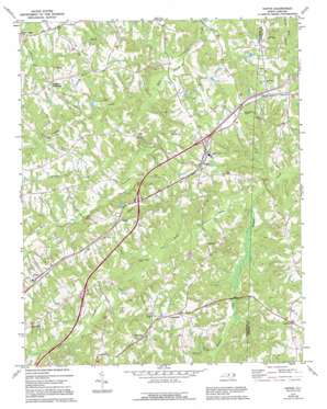 Ruffin USGS topographic map 36079d5