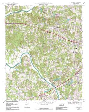 Clemmons topo map