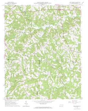 Lone Hickory USGS topographic map 36080a6