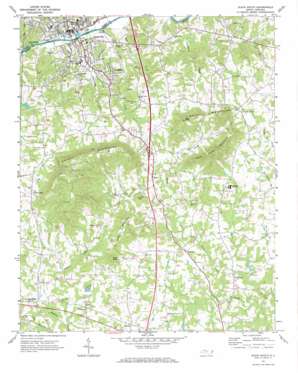 Elkin South USGS topographic map 36080b7