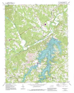 Belews Lake USGS topographic map 36080c1