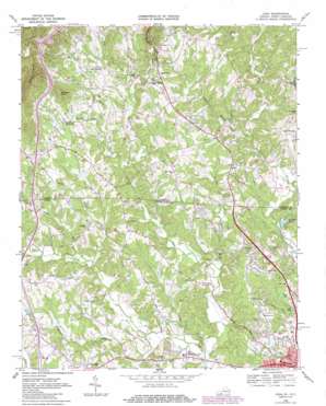 Cana USGS topographic map 36080e6
