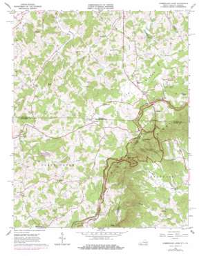 Cumberland Knob USGS topographic map 36080e8