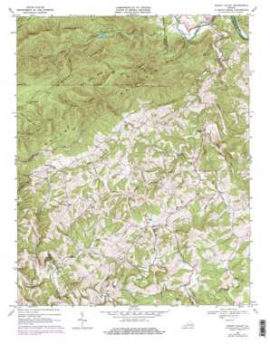 Indian Valley topo map