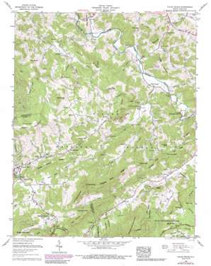 Valle Crucis USGS topographic map 36081b7