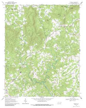 Traphill USGS topographic map 36081c1